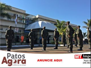 Dia 07 de setembro Ã© comemorado com hasteamento da bandeira  | Patos Agora - A notícia no seu tempo - 