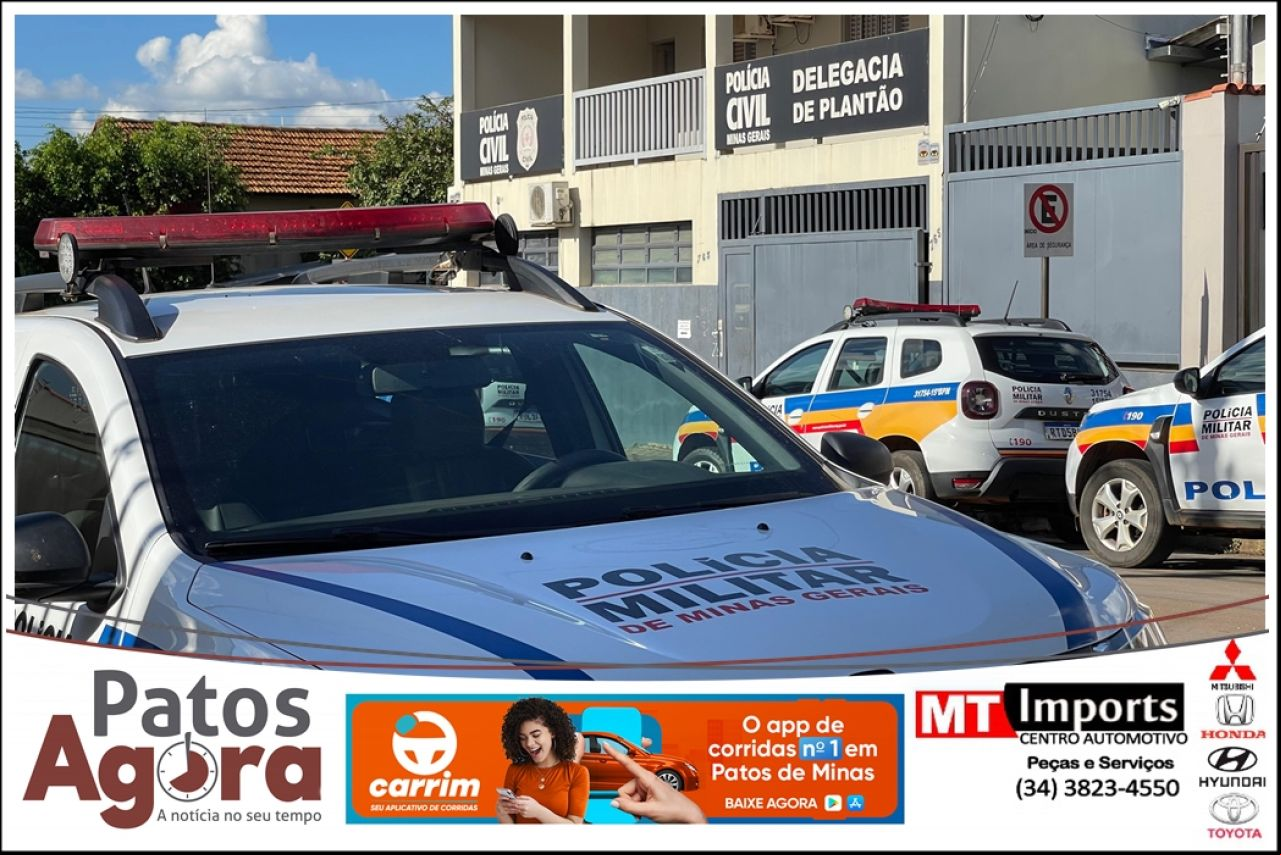 Homem com histórico criminal é preso por estelionato após furtar motocicleta em loja de Patos de Minas