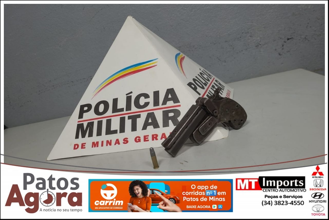 Operação policial prende dois homens e apreende arma após disparos no bairro Nossa Senhora Aparecida